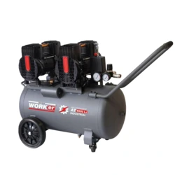Arenda instrument: Compresor fara ulei in 4 cilindri 50 litri 